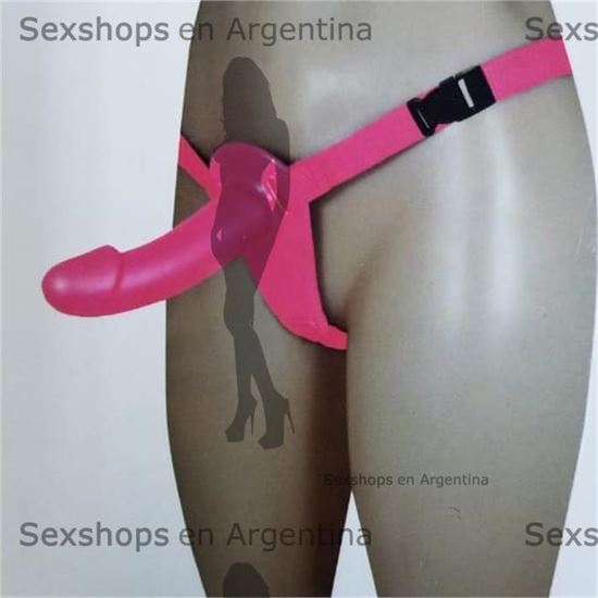 Anes con dildo rosa